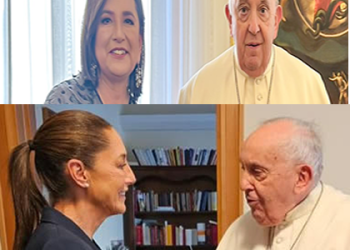 Candidatas a la Presidencia se reúnen con el Papa Francisco