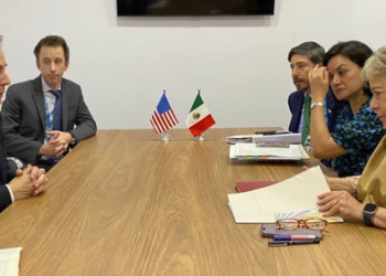 Alicia Bárcena se reúne con Antony Blinken durante Cumbre del G20