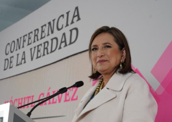 Xóchitl Gálvez reta al Presidente a debatir en inglés; “pasó de jefe de campaña a candidato”