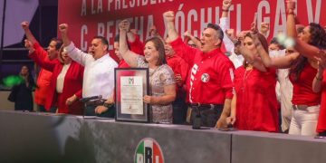 En Mérida, Yucatán recibe Xóchitl Gálvez constancia como candidata del PRI a la Presidencia  