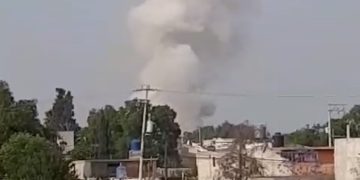 Un lesionado por explosión de polvorín en Tultepec