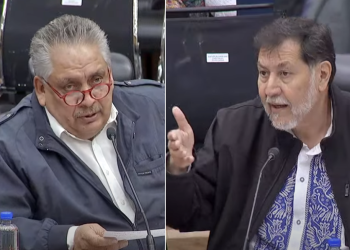 Noroña y Guadalupe Acosta Naranjo se retan por denuncia penal