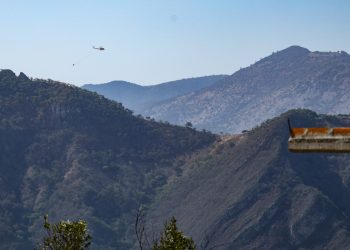 Reporta Segob saldo blanco tras incendio forestal en Nicolás Flores