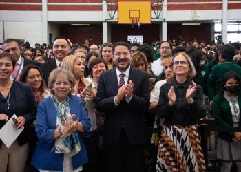 “En dos meses escuelas primarias y secundarias de contarán con sistemas de cosecha de agua de lluvia”, asegura Batres