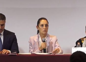 Sheinbaum presenta “Cinco ejes de la estrategia de seguridad y justicia” de ganar las elecciones