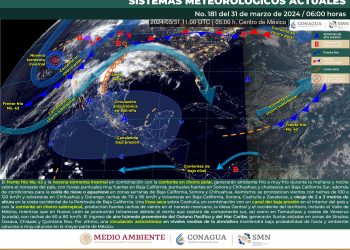 Se pronostican lluvias muy fuertes y caída de nieve o aguanieve en estos estados