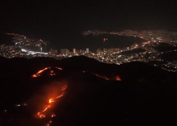 Se reportan cinco incendios forestales en Acapulco