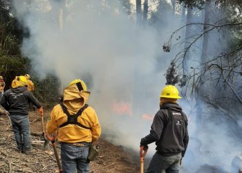 Van seis días de incendio en el Izta-Popo, y solo está controlado el 75 por ciento y el 50 por ciento sofocado