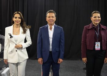 Candidatos a la gubernatura de Jalisco acuden a primer debate