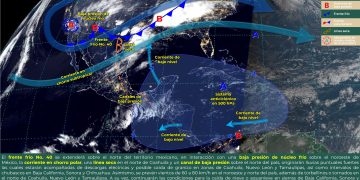 El frente frío 40 se extenderá sobre el norte del país