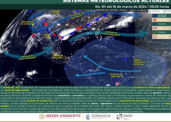 El frente frío 40 se extenderá sobre el norte y noreste del país