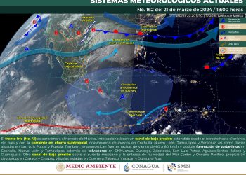 Prevalecerá el ambiente caluroso en la mayor parte del territorio nacional