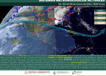 SMN prevé el ingreso de un nuevo frente frío en el noroeste del país