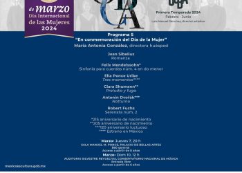 La OCBA ofrecerá un concierto conmemorativo por el Día de la Mujer