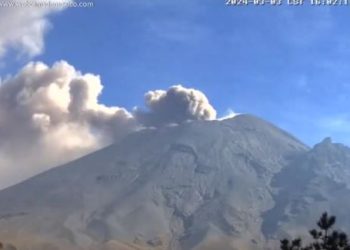 Emiten recomendaciones a escuelas por actividad del Volcán Popocatépetl