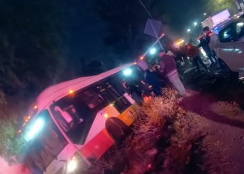 Accidente de Mexibús en Ecatepec dejó tres lesionados