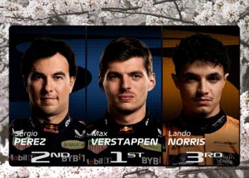 Max Verstappen y Checo Pérez hacen el 1-2 en el Gran Premio de Japón de F1