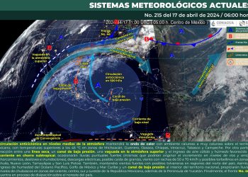 Este miércoles, continuará el ambiente caluroso a muy caluroso en territorio mexicano