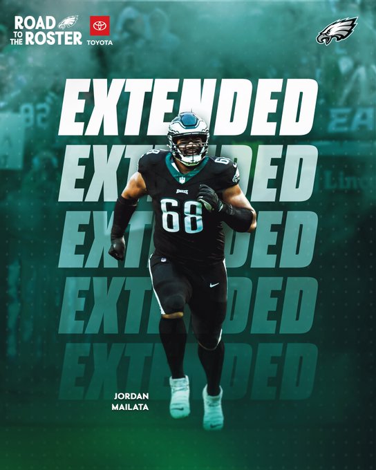 Jordan Mailata Firma Extiende Contrato Con Eagles - Enfoque Noticias