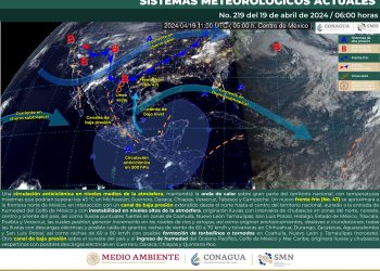 Continuará la onda de calor en la mayor parte del territorio nacional