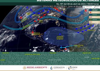 SMN prevé ambiente caluroso en el norte y centro del país