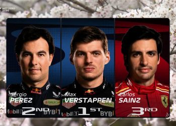 Verstappen por delante de ‘Checo’ y Sainz en Suzuka