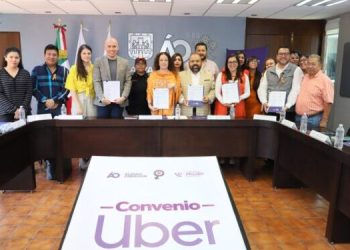 Alcaldía Álvaro Obregón, firmó un convenio con Uber para difundir estrategia “Punto Violeta”