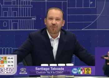 Acusa Santiago Taboada a Clara Brugada de ser mentirosa, turbia y opaca