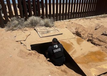 Localizan túnel en muro fronterizo entre Sonora y Arizona