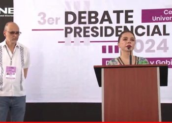 El INE reporta estar listo para el Tercer Debate Presidencial, domingo 20 horas