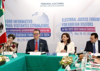 El TEPJF se reúne con representantes de la Comisión de Venecia, UNIORE y AMEA por las elecciones