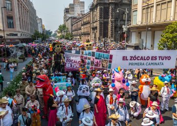 Gobierno capitalino inaugura el Zócalo peatonal