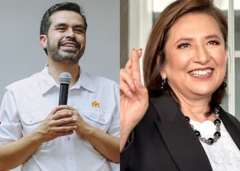 Gálvez y Máynez firman compromiso por la prensa con RSF