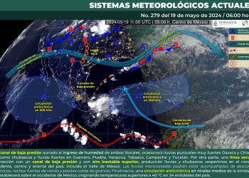 Se pronostican lluvias puntuales muy fuertes en zonas de Chiapas y Oaxaca