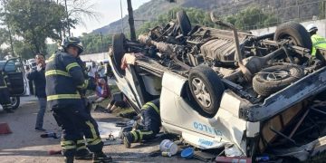 Dos fallecidos deja volcadura encalzada Ignacio Zaragoza