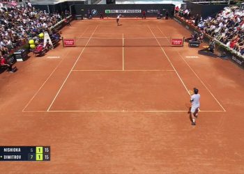 Dimitrov se estrena con victoria ante Nishioka en Roma
