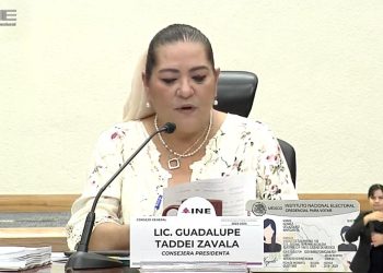 “Todo listo para votar en tranquilidad y certeza”: Guadalupe Taddei