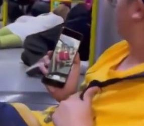 Vídeo: Usuarios de la linea 6 del Metrobús se tiran al piso por balacera