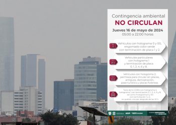 La CDMX suma 4 días con Contingencia Ambiental; estos vehículos no circulan el jueves
