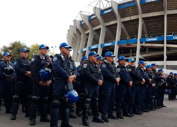 Implementan dispositivo de seguridad por final América y Cruz Azul