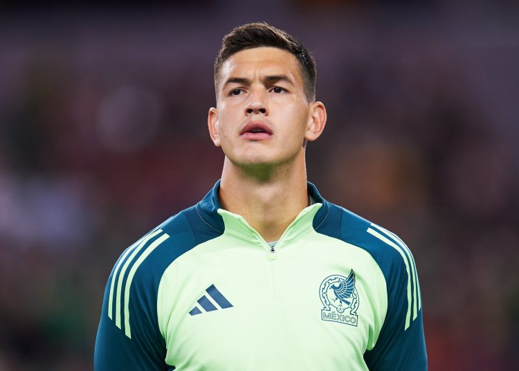 Portrait Cesar Montes of Mexico during the Semifinals match between Panama and Mexico (Mexican National Team) as part of the 2024 Concacaf Nations League, at AT-T Stadium, Arlington, Texas, on March 21, 2024.