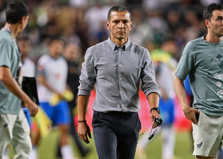 Jaime Lozano head coach of Mexico during the game international friendly between Mexican National team (Mexico) and Brazil at Kyle Field Stadium, on June 08, 2024, College Station, Texas, United States.