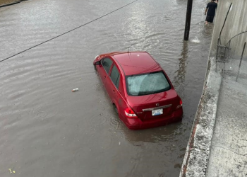 VIDEO: Cae tromba en Salvatierra, Guanajuato