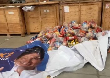 Aseguran más de 2 mil despensas en municipio de Michoacán