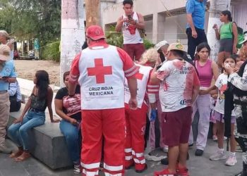 Cinco lesionados por artefacto explosivo en el Zócalo de Acapulco