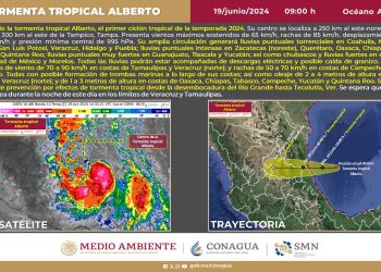 tormenta tropical alberto