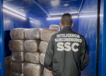 Policía capitalina asegura cerca de 600 kilos de Marihuana