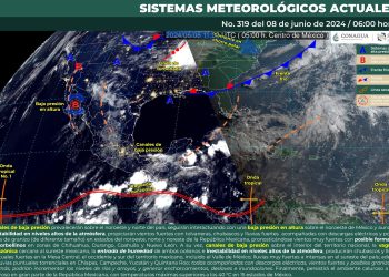 Se esperan lluvias puntuales torrenciales en algunas regiones de México