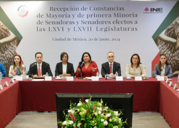 Recibe Senado constancias que acreditan a senadores electos