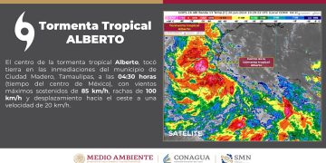 tormenta alberto